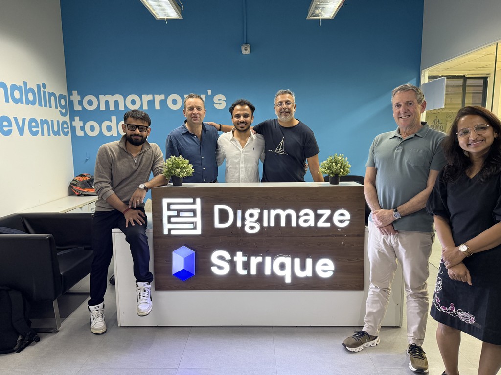 The Digimaze team on the dance floor